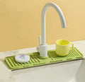 Silicone Sink Tray Splash Guard Pad - Quick-Drain Design for Kitchen & Bathroom